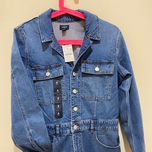 J. Crew, Denim one- piece, women, size 4